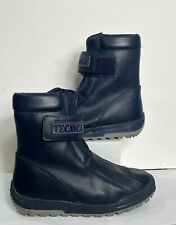 Technica apres ski winter boots Blue Leather size EU 38 UK 4.5 Faux Fur Lined