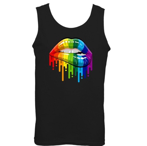 Lgbt shirt mens lips gay - lgbt,