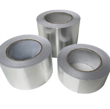 Aluminium Insulation Heat Ducting Foil Tape - 50mm 75mm 100mm         50m length