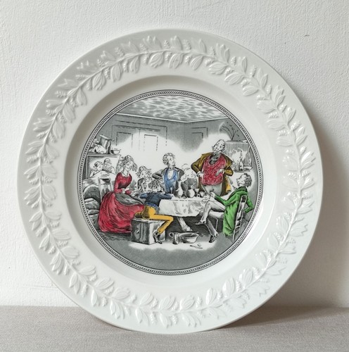 Adams ironstone dickens plate - adams,