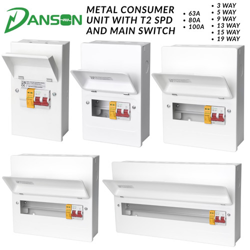 Danson metal consumer unit - danson,