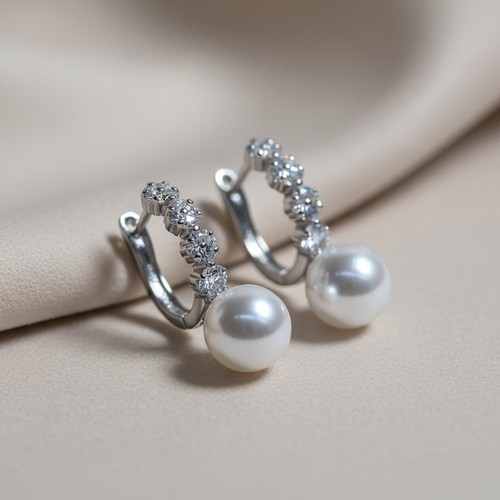 2ct moissanite drop earrings - 2ct.moissanite,
