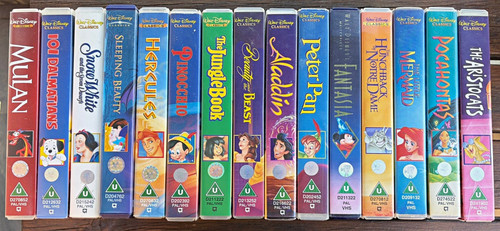 Walt disney classics mixed vhs - walt,