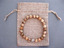 Silver Buddha Head, Jasper