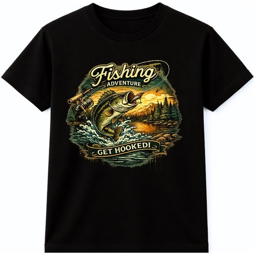 Fishing shirt bass angler - bass,