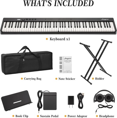 Key foldable electronic - 88-key,