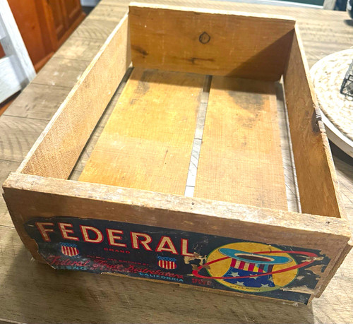 Federal vintage wooden fruit - vintage,