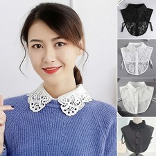Chiffon Fake Lace Collar Detachable Fake Shirt Collar  for Women Girls
