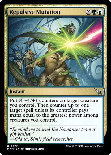 Mtg repulsive mutation - -, mkm