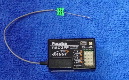 Futaba r603ff 3ch 4ghz - futaba,