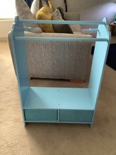 kids children's wooden clothes rail