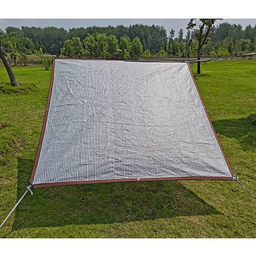 Reflective sun shade sail net - shade,