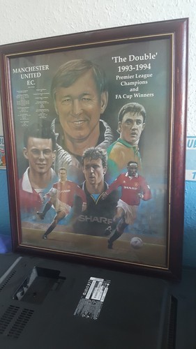 Framed manchester united 94 - framed, 93-94