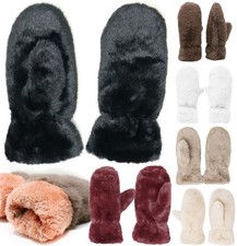 Faux Fur Thick Plush Lined