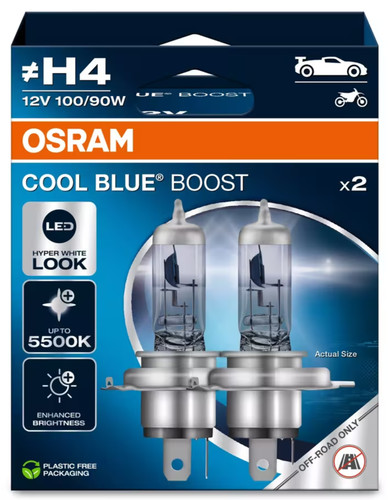 Osram cool blue boost car - boost, h4
