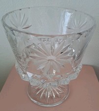 Vintage Etched Lead Crystal