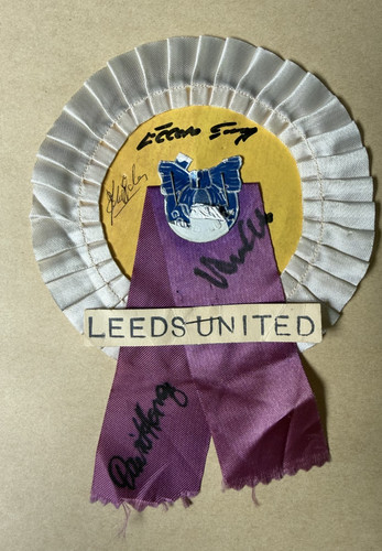 Multi signed rosette leeds - rosette,