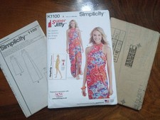 Simplicity Sewing Pattern Super Jiffy K1100 Size (U.S.) XXS - XXL UNCUT
