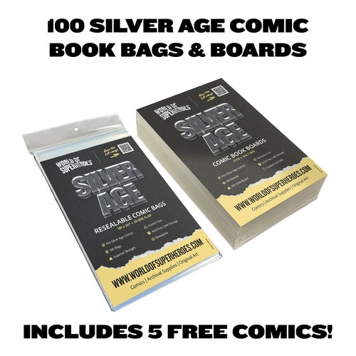 100 resealable silver age - 100,