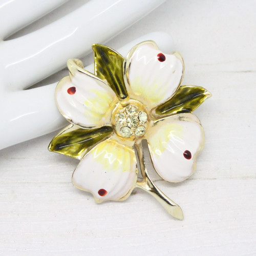 Vintage 1950s dogrose floral - vintage,