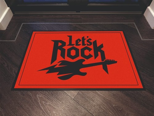 Let rock door mat pub - door,