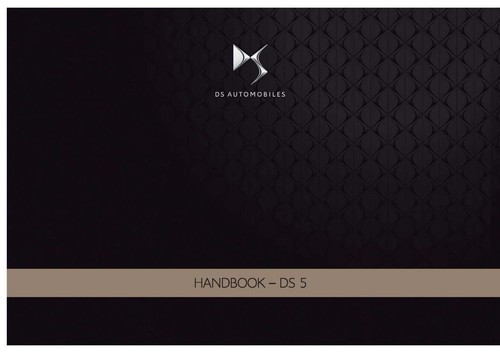 Ds5 car owners manual all - car,
