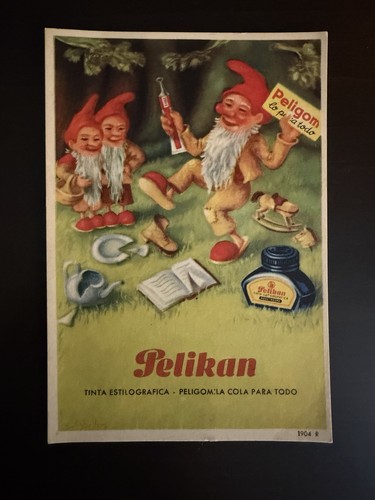 Vintage pelikan peligom 1904 - peligom, r