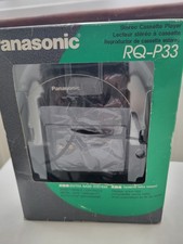 Vintage Panasonic Stereo Cassette Player RQ-P33 Boxed With Headphones