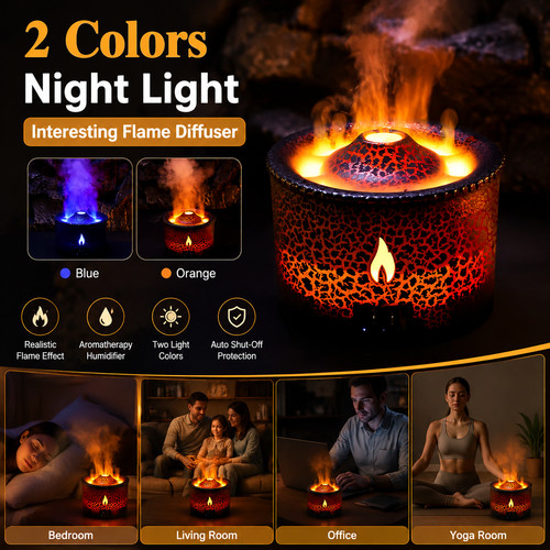 Led oil diffuser humidifier - oil,