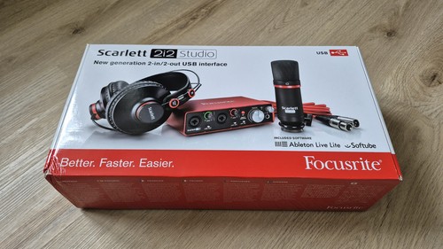 Focusrite scarlett 2i2 studio - scarlett,
