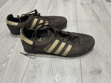 Adidas Cord Trainers in Brown and Beige Colourway - Mens Size 9. 