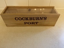 Wooden Vintage Cockburns Port