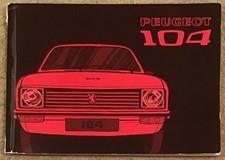 PEUGEOT 104  Publicity