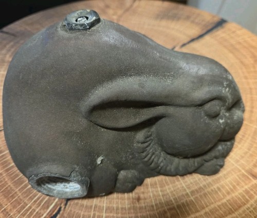 Vintage cast iron rabbit - vintage,