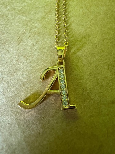 Initial pendant ladies gem - initial,