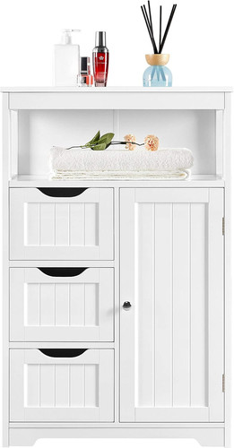 Bathroom floor cabinet with - with, 3