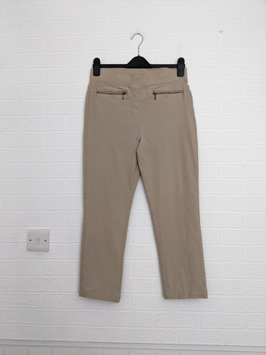 Cotton traders cropped - cropped, beige