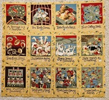12 Days Of Christmas Fabric