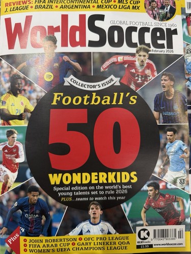 World soccer magazine feb - soccer, 2026