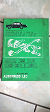 WORKSHOP MANUAL FOR AUSTIN A99/A110 /WOLESLEY 3 LITRE VANDEN PLAS 1950s