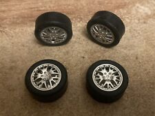 Scalextric 4 new car wheels &