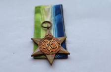 WW2 BRITISH GENUINE FULL SIZE ATLANTIC STAR CAMPAIGNE MEDAL ,  VERY GOOD .