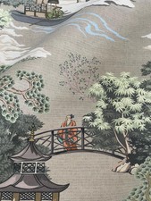 Pagoda Garden Printed Cotton