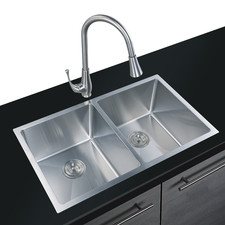 32" Undermount Kitchen Sink 16