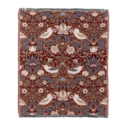 Strawberry thief jacquard - strawberry,