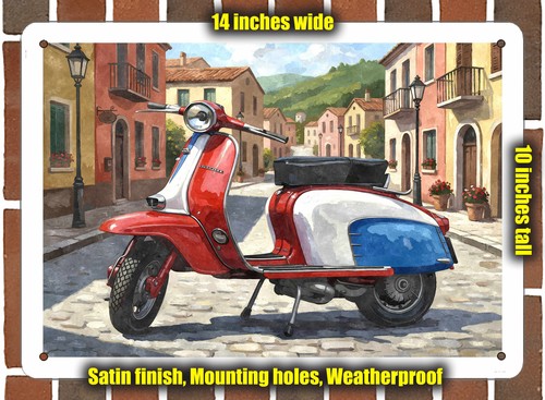 Metal sign 1963 - 1963, lambretta