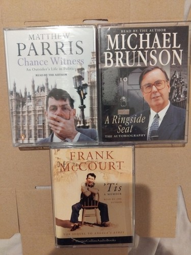 Three audiobooks cassette - audiobooks,