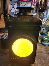 A large vintage "The Adlake Non Sweating" Railway lamp 