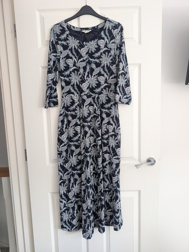 Seasalt navy floral midi