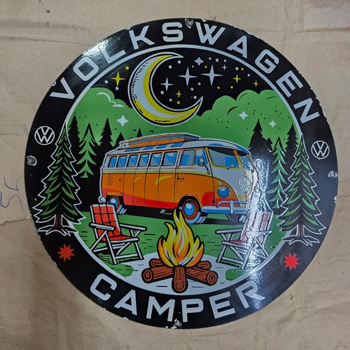 Volkswagen camper porcelain - volkswagen,